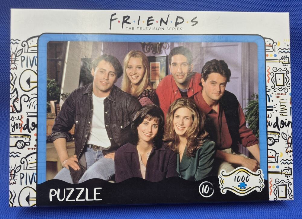 FRIENDS The Television Series 1000-Piece Puzzle Poster Included 27x20" Complete
